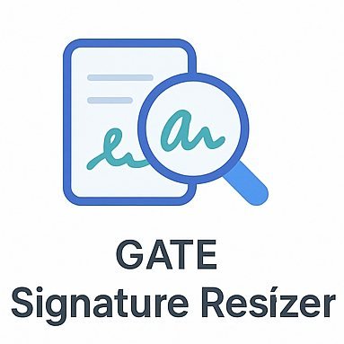 Resize & Format Your GATE Signature Online