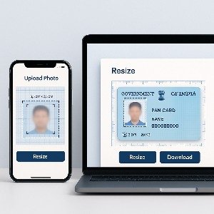 PAN Card Photo Resize to 3.5x2.5cm Online
